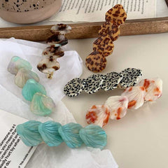 Small fashion acetic acid hair clip duck beak clip shell edge clip girl bangs high fashion hair clip hair accessories