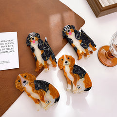 Acetic Acid Animal Dog Cartoon Hair Claw Clip Large Accessories