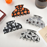 New Halloween pumpkin Ghost clip back of head Hairpin Shark clip Spider clip hair claw accessories
