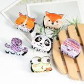 Animal Collection Fashion Cute Claw Clip Hair Clip Sweet Hair Clip Colorful Rainbow Cute Hair Accessories