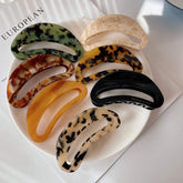 Light Luxury Acetic acid Hair Claw Clip Large Shark Clip French Temperament Vintage Hollow Clip Accessories