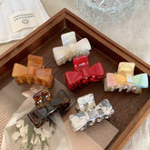 Korean new ins bow small claw clip simple small hair clip bangs shark clip acetic acid princess clip