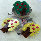 New Apple tree claw clip interesting personality acetic acid apple hairpin shark clip hair accessories