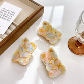 Cute Bear Acetic Acid Medium Shark Hair Claw Clip Accessories