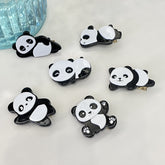 New acetate hair clip Panda cute hair clip Cartoon side clip cute panda hair clip