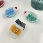 New acetate hair clip Ice cream cup clip Coffee cup hair clip style soda back head shark clip