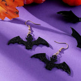 Fashion accessories Halloween acrylic bat stud earrings