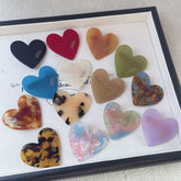 Autumn Winter Love Leopard Acetic Acid Side Clip Girl Accessories