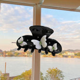 New Korean light luxury acetic acid hairpin butterfly hair accessory rhinestone shark clip hair accessories