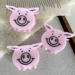Flying small pink pig claw clip cute love personality sweet girl new hair claw clip accessories