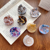 Small conch acetic acid clip Pan hair clip Shell hair clip Premium sense shark clip acetate design hair accessories