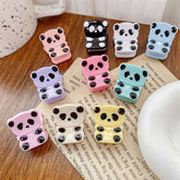 Cartoon Panda acetate hairpin temperament sweet hairpin side clip for children and girls hairpin braided hair accessories