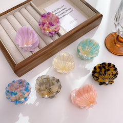 Korean Shell Pearl Acetic Acid Small Hair Clip Accessories