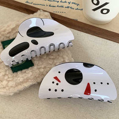 Halloween funny skull hair clip women's hair claw clip design shark clip acetate hair clip