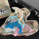 Light luxury dolphin hairpin animal bangs hairpin acetic acid fashion duckbill clip acetate hair clip