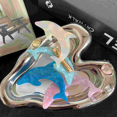 Light luxury dolphin hairpin animal bangs hairpin acetic acid fashion duckbill clip acetate hair clip