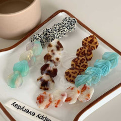 Small fashion acetic acid hair clip duck beak clip shell edge clip girl bangs high fashion hair clip hair accessories