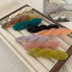Korean clip France vintage twist temperament female side clip ponytail clip duck beak clip