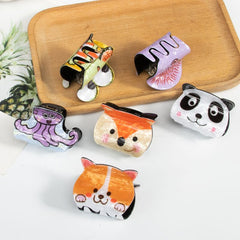 Animal Collection Fashion Cute Claw Clip Hair Clip Sweet Hair Clip Colorful Rainbow Cute Hair Accessories