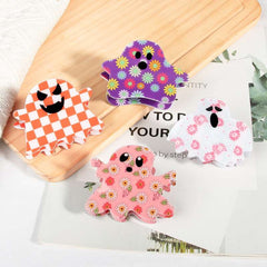 Halloween hair clip back head hair clip 2023 new style Flower Ghost Hair Claw Clip Accessories