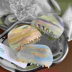 French acetic acid clip dazzling colorful hair claw rainbow mermaidmedium shark clip summer new