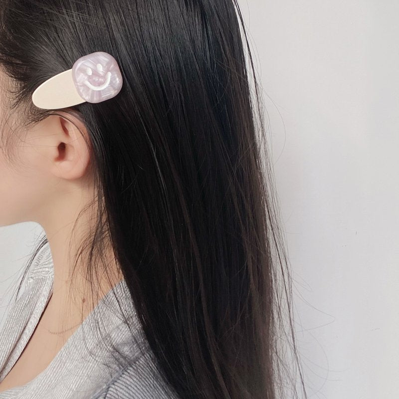 Funny Smiley Duck Barrette Acetic Acid Sweet Girl Hair Accessory