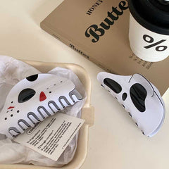 Halloween funny skull hair clip women's hair claw clip design shark clip acetate hair clip