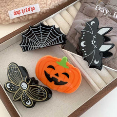 New acrylic Halloween cartoon funny hair clip cartoon ghost pumpkin hair claw clip