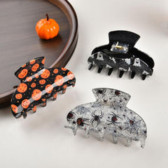 New Halloween pumpkin Ghost clip back of head Hairpin Shark clip Spider clip hair claw accessories