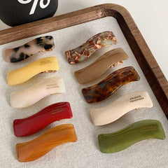 French temperament wave acetic acid hairpin Korean side clip bangs clip duck clip hair accessories