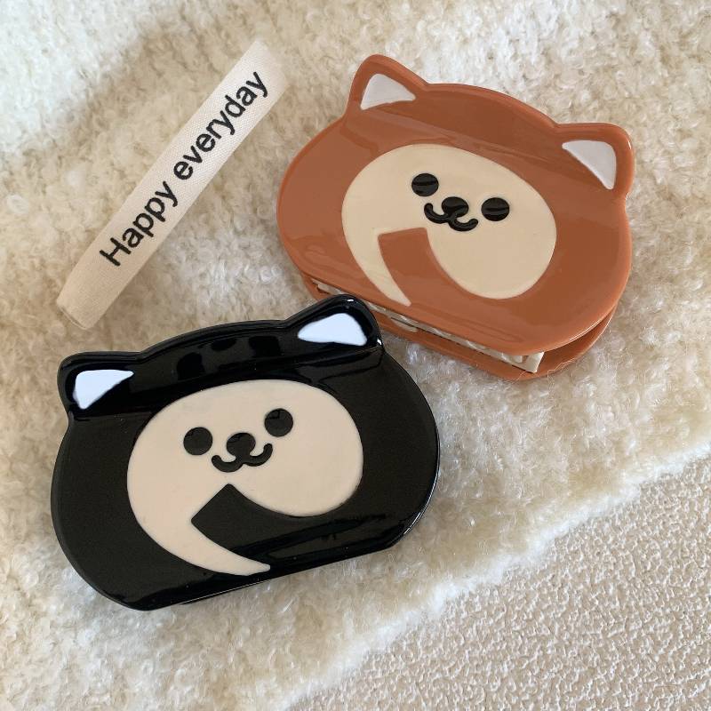 2023 New Acetic Acid Cute Dog Bread Claw Shark Hairpin Accessory