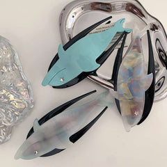 Dolphin dovetail clip high-grade acetic acid hair clip disc hair clip new summer