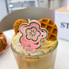 New acetic acid hairpin cute flower hairpin hollow flower small claw clip candy color temperament broken hairpin