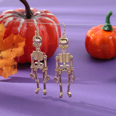 Halloween skull bone earrings