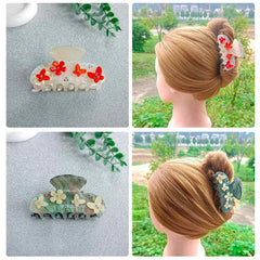 Butterfly claw clip back head hair shark clip cute temperament hair claw half tie simple accessories