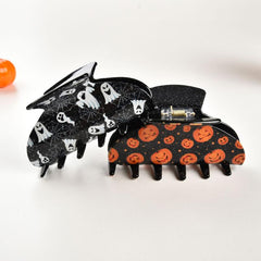 New Halloween pumpkin Ghost clip back of head Hairpin Shark clip Spider clip hair claw accessories