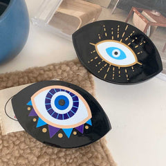 lisa Eyes of Light Hair Accessories Acetate Demon Eyes Clip Back of head Updo Half Shark Clip for Halloween