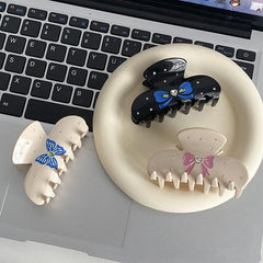 Fashion Delicate Acetate butterfly acetic acid clip back head clip temperament arc shark clip