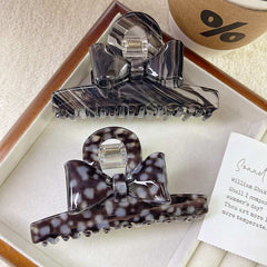 Korean acetate bow clip Elegant sweet hair clip disc hair Shark clip clip advanced sense women's hair accessories hair clip