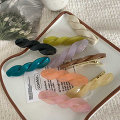 Korean clip France vintage twist temperament female side clip ponytail clip duck beak clip