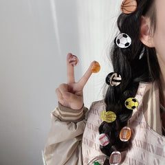 Acetic Acid Small Claw Basketball Football Hair Clip Accessories