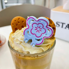 New acetic acid hairpin cute flower hairpin hollow flower small claw clip candy color temperament broken hairpin