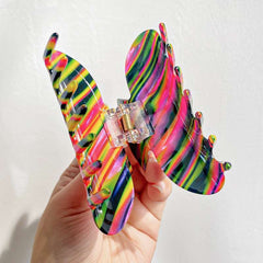 Star Moon hair claw clip rhinestone shark clip light luxury texture Valentine's Day hairpin Accessories