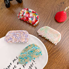 Fashion Delicate Acetate hair claw simple semicircle acetic acid clip Korea hairpin shark clip accessories