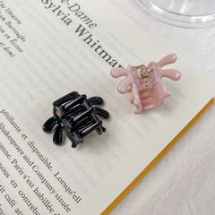 Cute rabbit acetic acid hair clip Side clip rhinestone bangs and sweet girl hair clip hair accessories