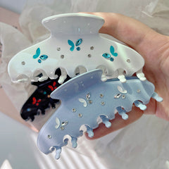 New super Fairy Morandi rhinoceros Butterfly claw simple temperament acetate hairpin shark clip women hair accessories