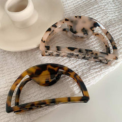 National acetate clip ins Wind Gold Standard temperament hair claw powder chocolate large claw clip round hair shark clip