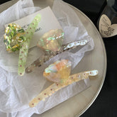 French Shell Shape Claw Clip Spring Summer Superior Acetic Acid Large Shark Clip