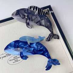 New niche animal shark claw clip Ocean Shark acetate hairpin personality shark clip female hair accessories