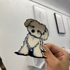 New comic puppy claw clip Dog hair clip Pug Yorkshire animal hair accessories personality hair accessories